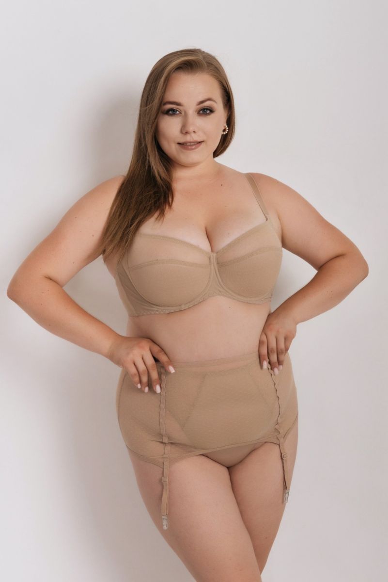 Бюстгальтер plus size ZHU-ZHA 81 Renata в кольорі скін